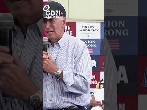 President Biden takes shot at Donald Trump on jobs in battleground Pennsylvania #Biden #GBNAmerica