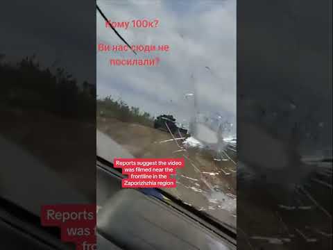 Footage of destroyed British tank in Ukraine