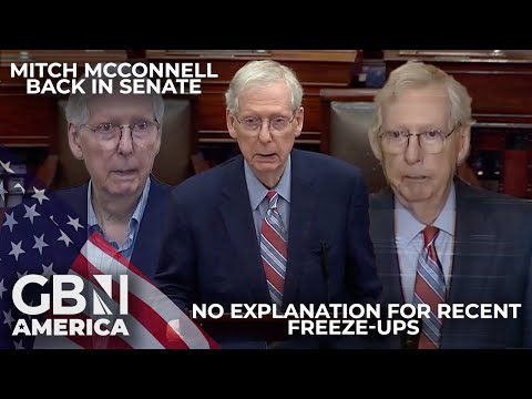 Mitch McConnell back in the Senate: No explanation for recent freeze-ups