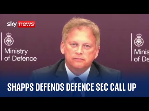 Shapps defends appointment as defence sec despite not knowing how many army ranks there are