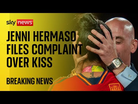 Spanish footballer Jenni Hermoso files complaint over ‘unsolicited kiss’ at Women’s World Cup