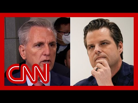 See Rep. Matt Gaetz’s not-so-veiled threat against House speaker Kevin McCarthy