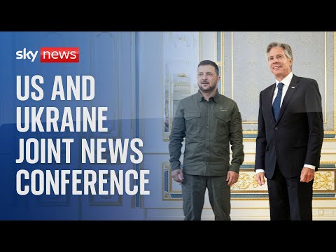 Watch live: US and Ukraine joint news conference