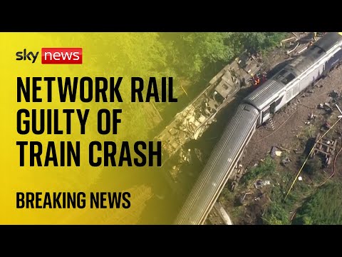 Network Rail pleads guilty over its involvement in train crash in Scotland which left three dead