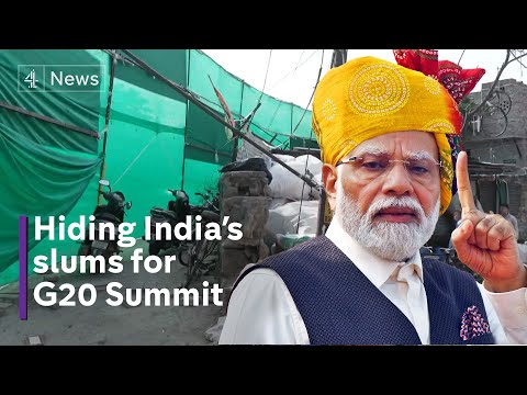 How India is clearing and hiding away slums as it prepares to host the G20