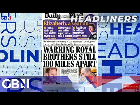 Ahead of first anniversary of late Queen’s death… warring royal brothers still 100 miles apart