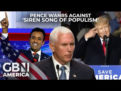 Mike Pence warns against ‘the siren song of populism’, taking aim and Trump and Ramaswamy