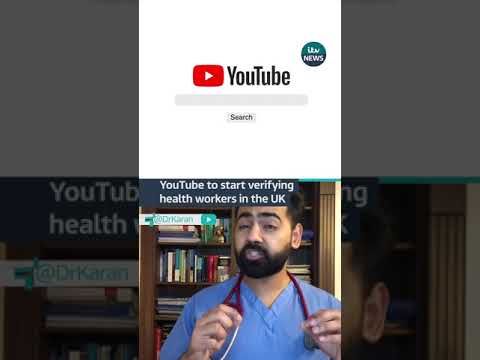 YouTube to start verifying health workers in the UK #youtube #doctor #health #medicine #uk