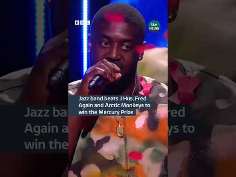 Jazz band beats J Hus, Fred Again and Arctic Monkeys to win the Mercury Prize #ITVnews #UK #news