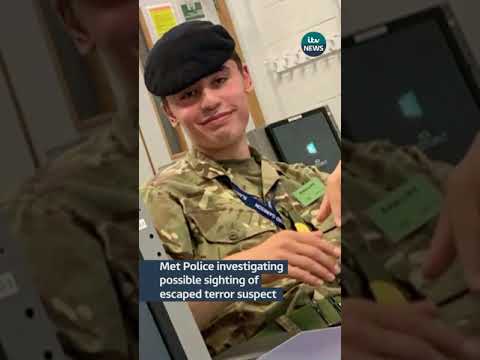 Met Police investigating sighting of escaped terror suspect #itvnews