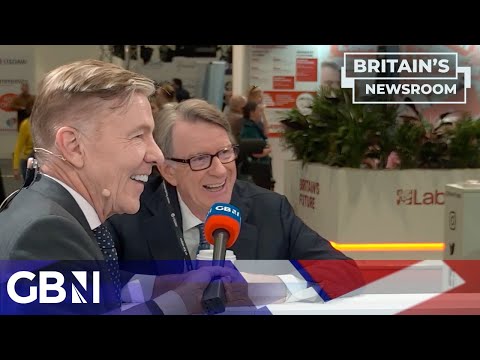 GB News broadcast INTERRUPTED by Peter Mandelson to praise channel – ‘Keep going!’