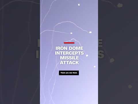 Iron Dome intercepts missile attack from Gaza