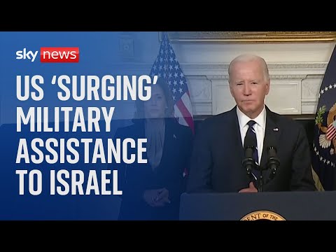 Israel-Hamas war: US ‘surging’ additional military assistance to Israel, says Joe Biden