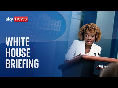 White House briefing as US offers hostage rescue support to Israel