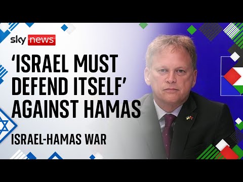 ‘Israel has the perfect right to defend itself’, says defence secretary