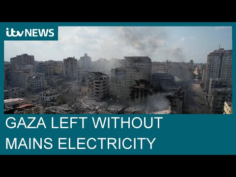 Gaza’s only power station shuts down amid Israeli blockade | ITV News