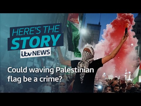 Could waving a Palestinian flag be a crime in some circumstances?