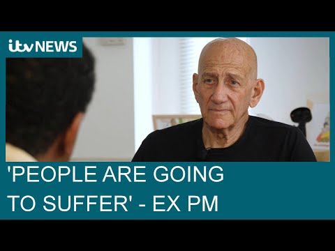 Ex Israel PM warns ‘people are going to suffer as current leader vows to ‘crush’ Hamas| ITV News