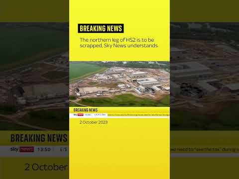 The northern leg of the HS2 line is set to be scrapped, Sky News understands.