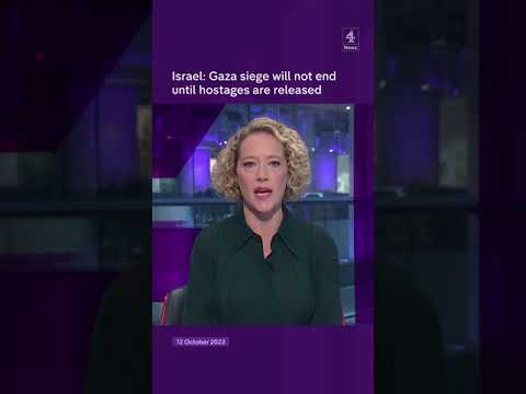 Israel: Free hostages to lift Gaza siege