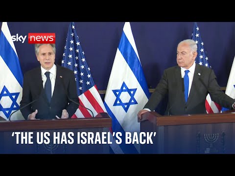 Israel-Hamas war: ‘The United States has Israel’s back’, says US Secretary of State Antony Blinken