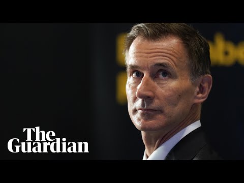 Jeremy Hunt delivers speech at Conservative party conference