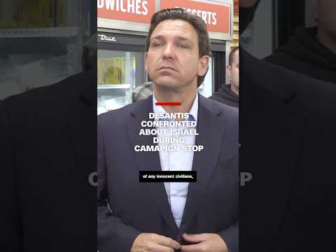 DeSantis confronted about Israel during campaign stop