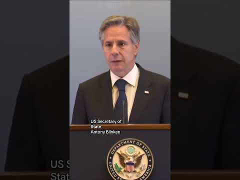 US Secretary of State Antony Blinken has seen photo of a ‘baby riddled with bullets’