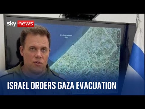 Israel-Hamas war: Israel’s military sends evacuation message to Gaza
