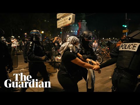 French police fire teargas to disperse banned pro-Palestinian protest