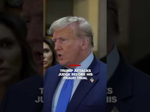 Trump attacks judge before his fraud trial