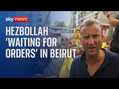 Israel-Hamas war: ‘Hezbollah fighters waiting for orders’ in Beirut
