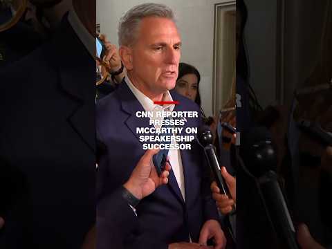 CNN reporter presses McCarthy on speakership successor