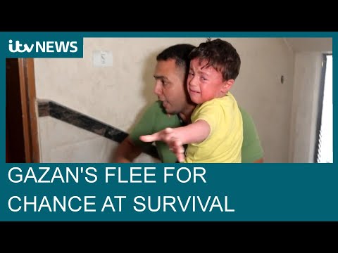 Civilians flee northern Gaza after Israel warning as Netanyahu vows to ‘destroy’ Hamas | ITV News