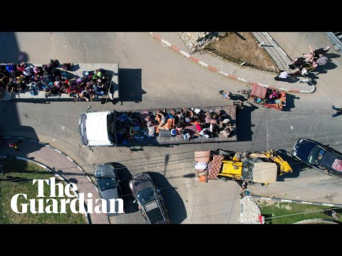 Palestinians flee northern Gaza as Israel-Hamas war escalates