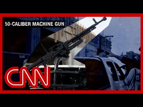 Weapons used by Hamas militants appear to be Russian or Chinese made