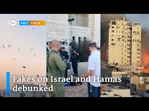Hamas terror attacks on Israel spark wave of fake news | DW News