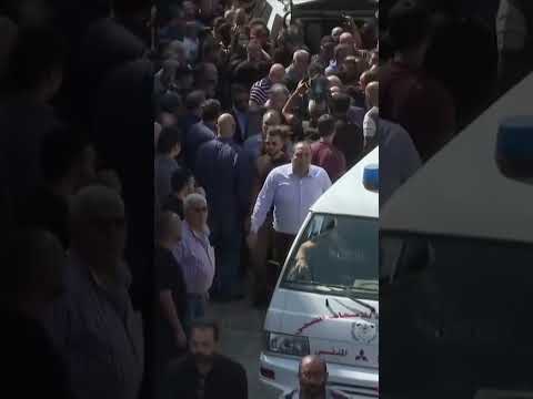 Funeral held for reporter killed in Israeli shelling