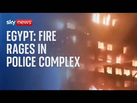 Egypt: Dozens injured after fire engulfs police complex