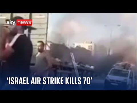 Gaza: ‘Women and children among 70 killed in Israeli airstrike’