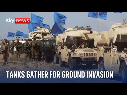 Israel-Gaza war: IDF combat units ‘ready to enter Gaza’ should the order come’- Sky’s Deborah Haynes