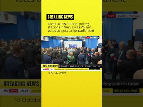 Bomb alerts at three Warsaw polling stations