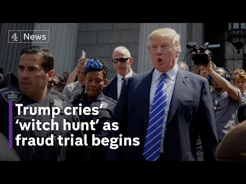 Trump accused of repeated fraud as trial starts in New York