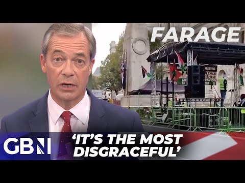 ‘It’s the most disgraceful’ | Nigel fumes over Ceontaph and statues defaced in Palestine protests