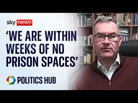 ‘We are within weeks or days of no longer having any prison spaces,’ says former justice secretary