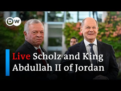 German Chancellor Scholz holds talks with King Abdullah II of Jordan | DW News