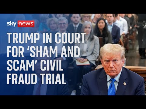 Former US President Donald Trump calls civil fraud case against him a “disgrace”
