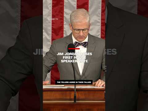 Jim Jordan loses first House speaker vote