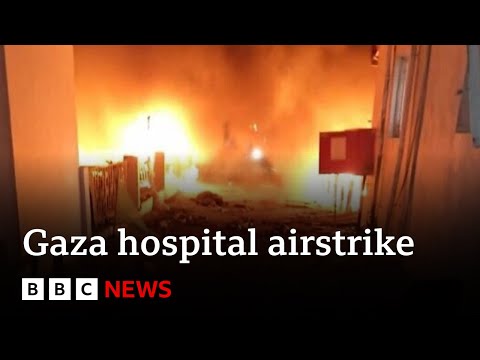Hundreds dead in horrific airstrike: Israel denies it attacked Gaza hospital – BBC News
