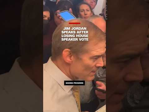 Jim Jordan speaks out after losing House speaker vote